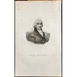 Gravure de 1835 - Portrait du Comte de Boigne - 1