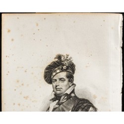 Gravure de 1835 - Portrait du Duc de Sussex - 2
