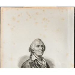 Gravure de 1835 - Portrait du Marquis de Méjanes - 2
