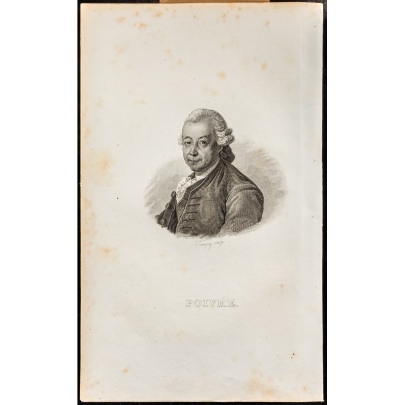 1835 Portrait De Pierre Poivre