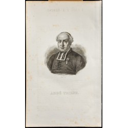 Gravure de 1834 - Portrait de Pierre-Joseph Triest - 1