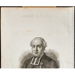 Gravure de 1834 - Portrait de Pierre-Joseph Triest - 2