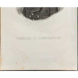 Gravure de 1834 - Portrait de Jacques-Constantin Périer - 3