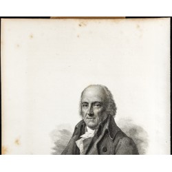 Gravure de 1834 - Portrait de Jean d'Arcet - 2