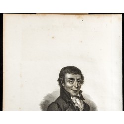Gravure de 1834 - Portrait de l'Abbé Gaultier - 2