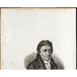 Gravure de 1834 - Portrait de Johann Heinrich Pestalozzi - 2
