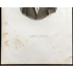 Gravure de 1834 - Portrait de Lavoisier - 3