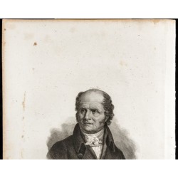Gravure de 1834 - Portrait de Christophe-Philippe Oberkampf - 2