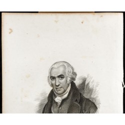 Gravure de 1834 - Portrait de James Watt - 2