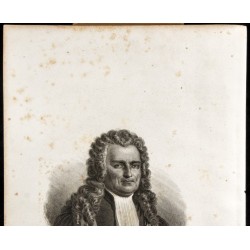 Gravure de 1834 - Portrait du Baron de Montyon - 2