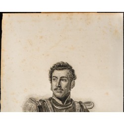 Gravure de 1838 - Portrait de Mathieu Martinel - 2