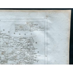 Gravure de 1830 - Carte ancienne de la Marne - 3