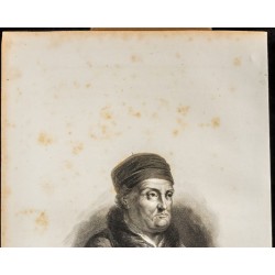 Gravure de 1838 - Portrait de René d'Anjou - 2