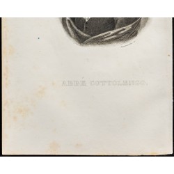 Gravure de 1838 - Portrait de Giuseppe Benedetto Cottolengo - 3