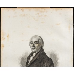 Gravure de 1838 - Portrait de Etienne Delessert - 2