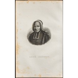 Gravure de 1838 - Portrait de Jean Godinot - 1