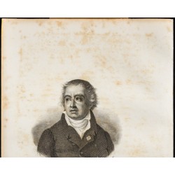 Gravure de 1838 - Portrait de La Rochefoucauld - 2
