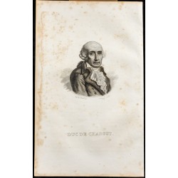 Gravure de 1838 - Portrait du duc de Chârost - 1