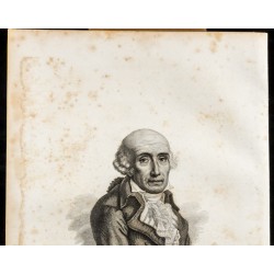 Gravure de 1838 - Portrait du duc de Chârost - 2