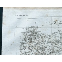 Gravure de 1830 - Carte ancienne Meurthe - 2