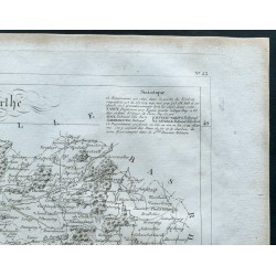 Gravure de 1830 - Carte ancienne Meurthe - 3