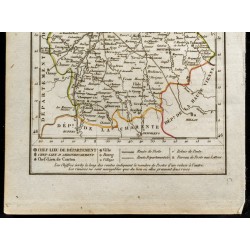 Gravure de 1823 - Carte du département de la Vienne - 3