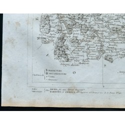 Gravure de 1830 - Carte ancienne Meurthe - 4