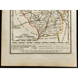 Gravure de 1823 - Carte du département de Seine et Oise - 3