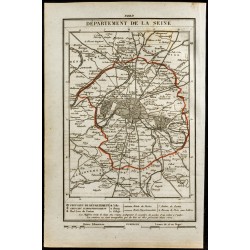 1823 - Carte du département...