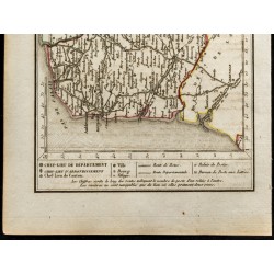 Gravure de 1823 - Carte du Pas De Calais - Département - 3