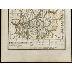 Gravure de 1823 - Carte de la Meurte - Meurthe et Moselle - 3