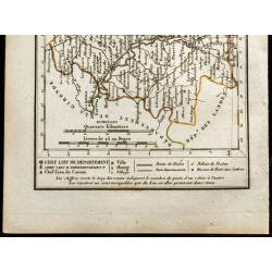 Gravure de 1823 - Carte du Lot et Garonne - Département - 3