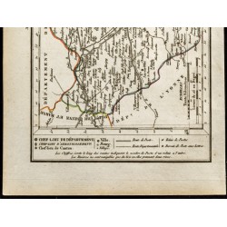 Gravure de 1823 - Carte de l'Aube - Département - 3