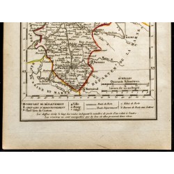 Gravure de 1823 - Carte de l'Aisne - Département - 3