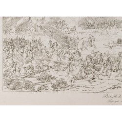 Gravure de 1876 - Bataille de Marengo - Napoléon Bonaparte - 5