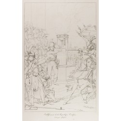 Gravure de 1876 - Bataille d'Aboukir - Napoléon Bonaparte - 3