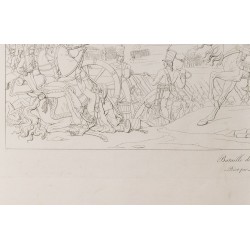 Gravure de 1876 - Bataille de Rivoli - Napoléon Bonaparte - 5