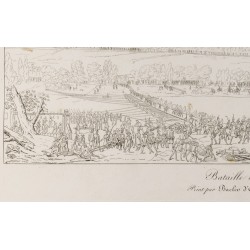Gravure de 1876 - Bataille d'Arcole - Napoléon Bonaparte - 5