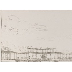 Gravure de 1876 - Entrée triomphale des Monuments d'Italie - 3