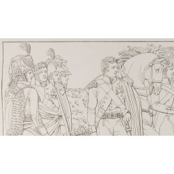 Gravure de 1876 - Bataille d’Ulm - Napoléon Bonaparte - 3