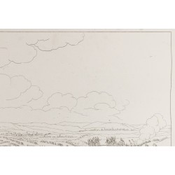 Gravure de 1876 - Vue de la reddition de la bataille d’Ulm - 4