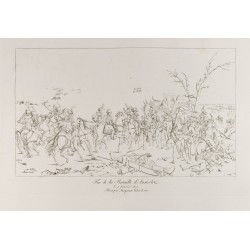 Gravure de 1876 - Fin de la Bataille d’Austerlitz - 1