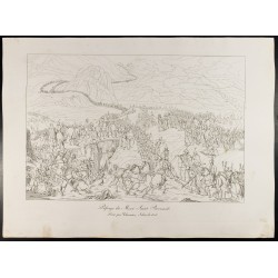 Gravure de 1876 - Col du Grand-Saint-Bernard - Napoléon Bonaparte. - 2
