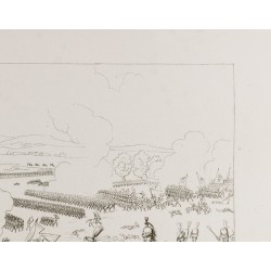 Gravure de 1876 - Bataille de Marengo - Napoléon Bonaparte - 4