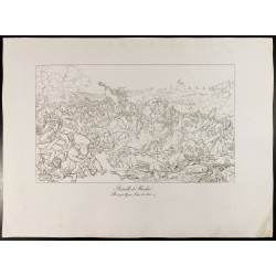 Gravure de 1876 - Vue de la bataille d'Aboukir - 2
