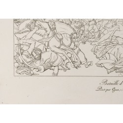 Gravure de 1876 - Vue de la bataille d'Aboukir - 5