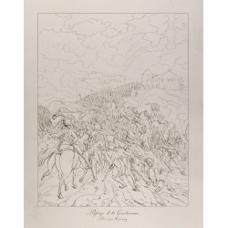 Gravure de 1876 - Passage de la Guadarrama - 1