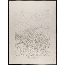 Gravure de 1876 - Passage de la Guadarrama - 2