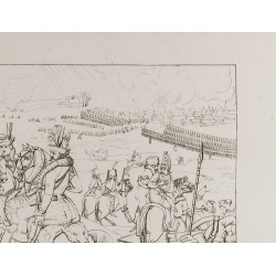 Gravure de 1876 - Champ de Bataille d'Eylau - Napoléon Bonaparte - 4