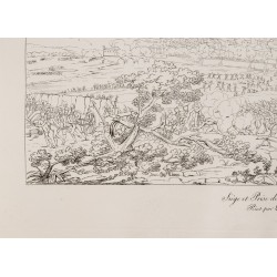 Gravure de 1876 - Siège et prise de Lérida - Espagne - 5